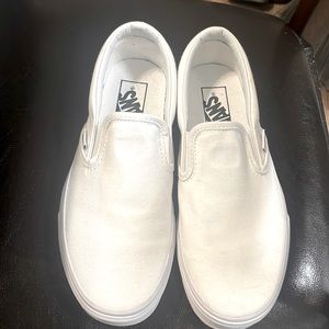 White vans size 6.5 woman